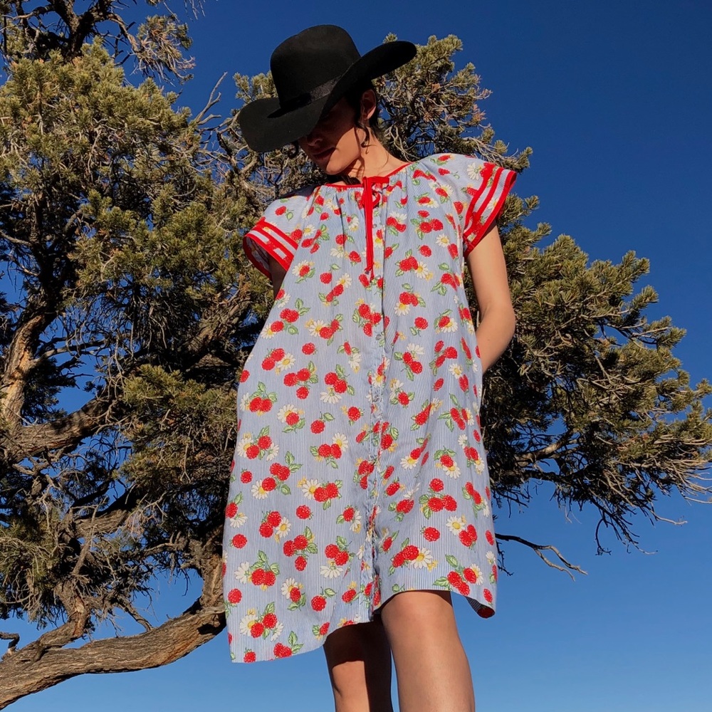 Spring Time Vintage Over Dress
